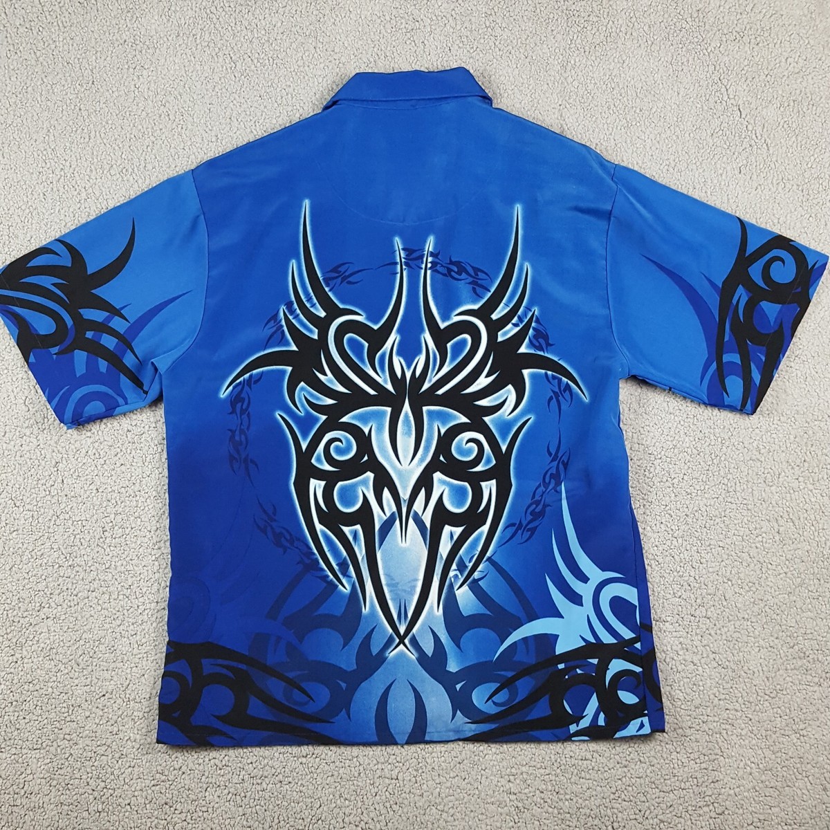 トップス OLD GAP BLUE BORDER SHIRT Y2K s-l400.png