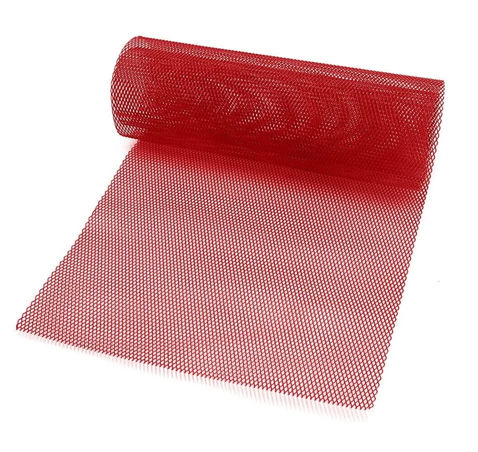 US 100x33cm Aluminium Racing Car Bumper Grille Grill Mesh Net Vent Red Universal - Image 4 of 4