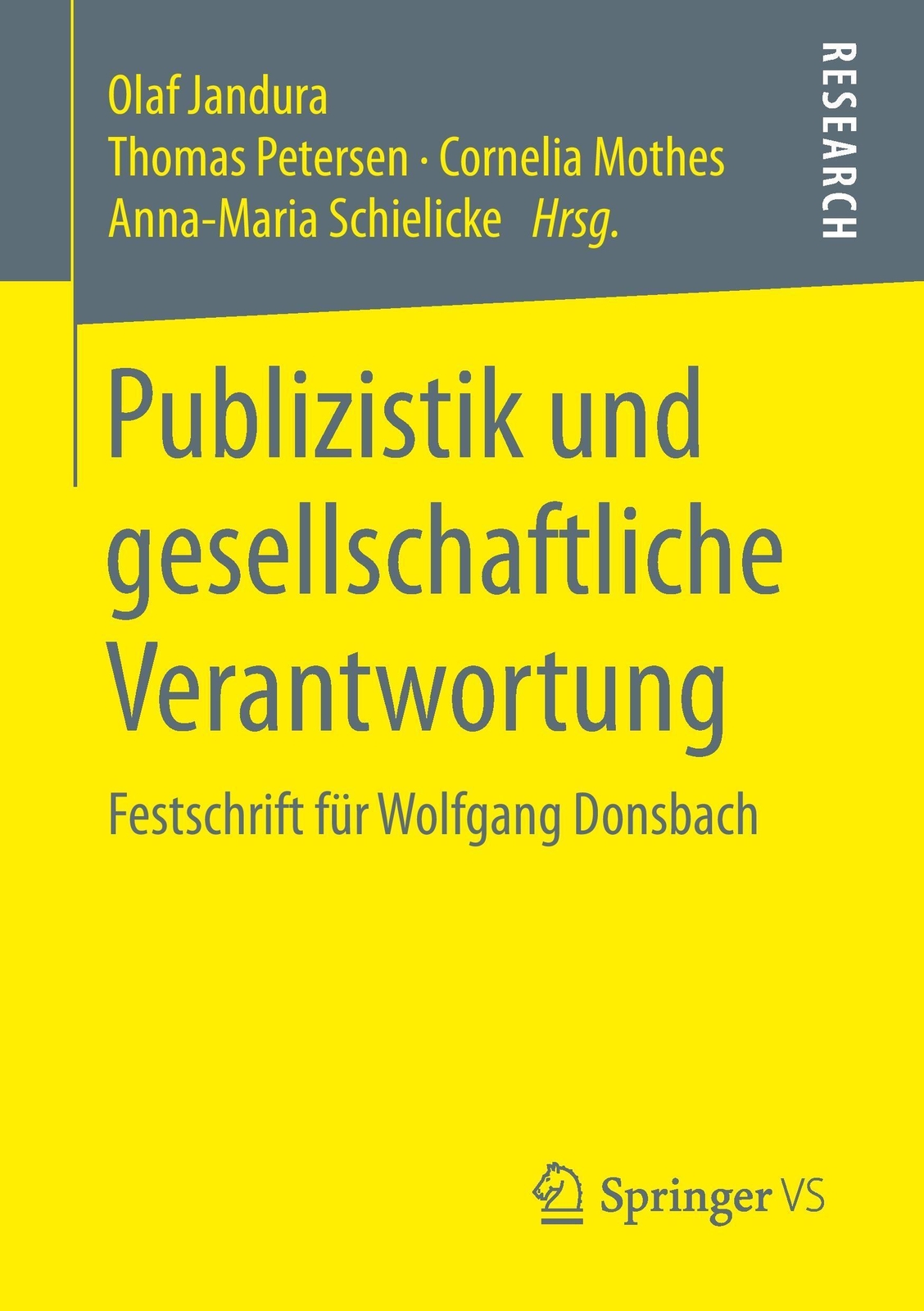 Thumbnail - Publizistik Und Gesellschaftliche Verantwortung | Olaf Jandura (u. A.)