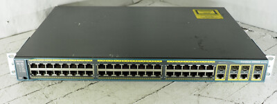 Cisco WS-C2960G-48TC-L V03 48 Port 10/100/1000 Gigabit Managed Switch Catalyst