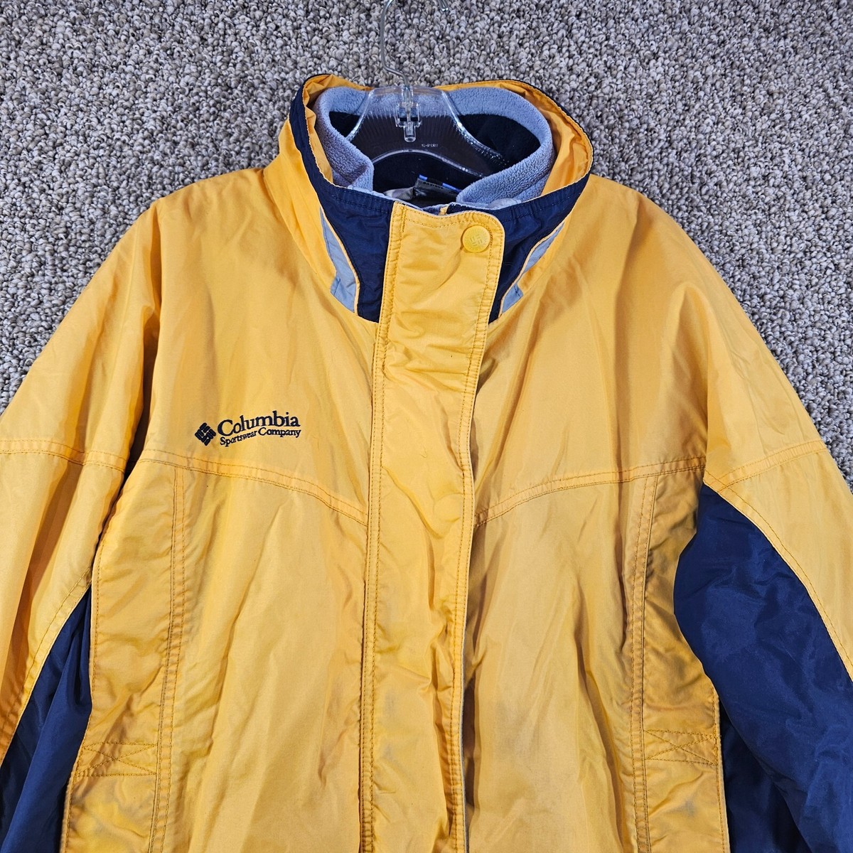 LIBERTY BELL ナイロン アウター イエロー/ネイビー LIBERTY BELL ナイロン アウター イエロー/ネイビー