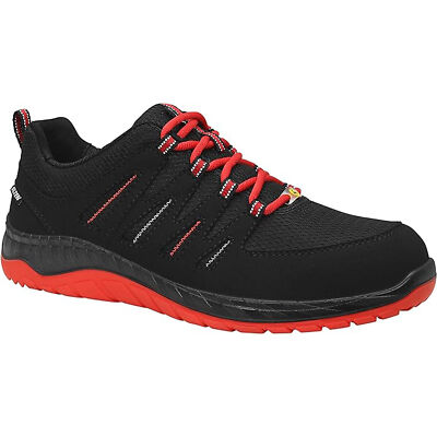 ELTEN MADDOX black red Low ESD S3 Steel Toe Cap  Safety work boots shoes Vegan