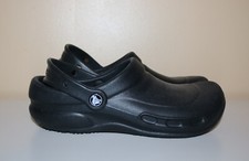 Crocs Men 6 Slip Resistant Shoes Bistro Clogs Nurse Chef Work Shoes Black