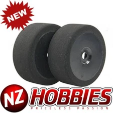 BSR Racing 1/8 Double Pink Mounted GT Foam Tire On Black 17mm Hex Wheels (2pcs)