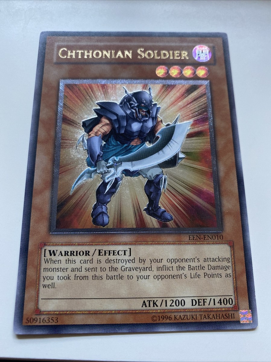 Yugioh - Chthonian Soldier - Holo- EEN-EN010 ULTIMATE