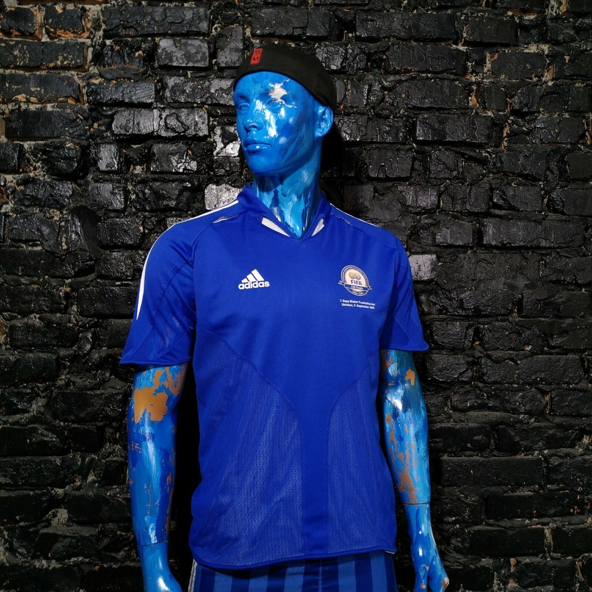 FIFA 100 Years Jersey Football Shirt Blue Adidas 557927 Trikot