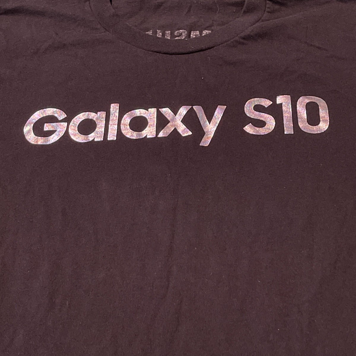 Samsung Shirt Men's Medium Black Short Sleeve Galaxy S10