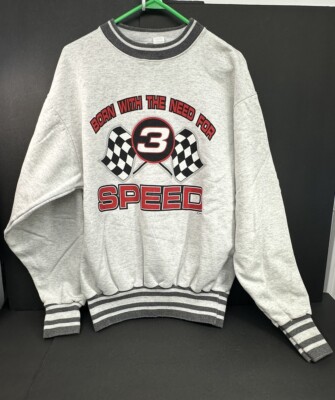 Vintage 90s Need For Speed Dale Earnhardt NASCAR Crewneck Sweatshirt Size Medium