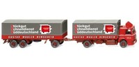 "Wiking 047301 PritschenhäNgerzug (Man) \"Spedition Gustav MäUler Modell 1:87 (H0)"