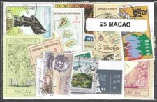 Macao - Macau 25 timbres différents