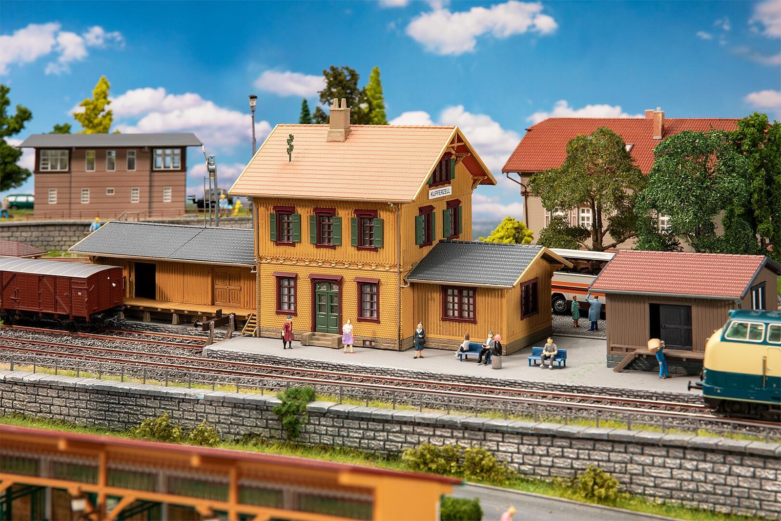 Faller H0 110153 - Bahnhof Kupferzell Bausatz Neuware