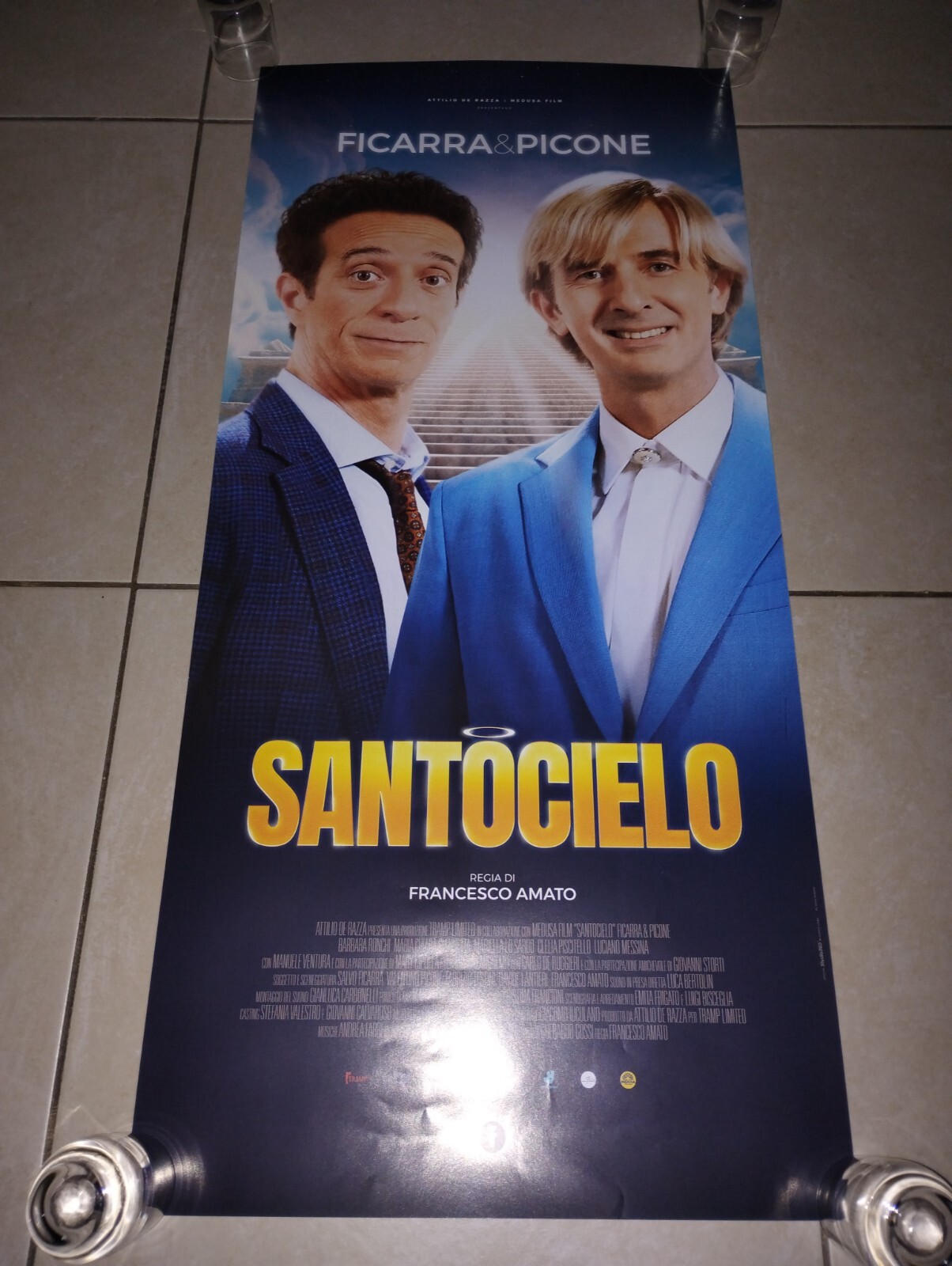 Locandina originale film Santocielo (2023) - Regia di Francesco Amato