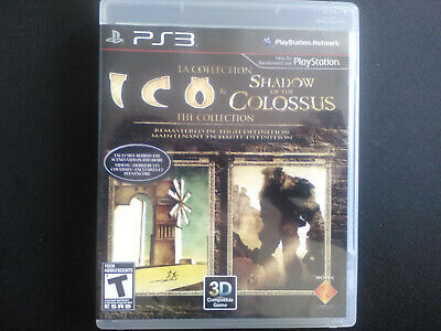 ICO and Shadow of Colossus PS3 Complete, Tested, Sanitized, Adult Owned