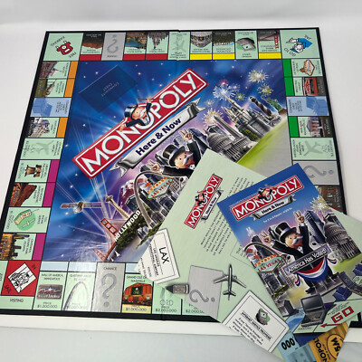 2006 Monopoly Here and Now Edition Game Board & Instructions Replacement Parts
