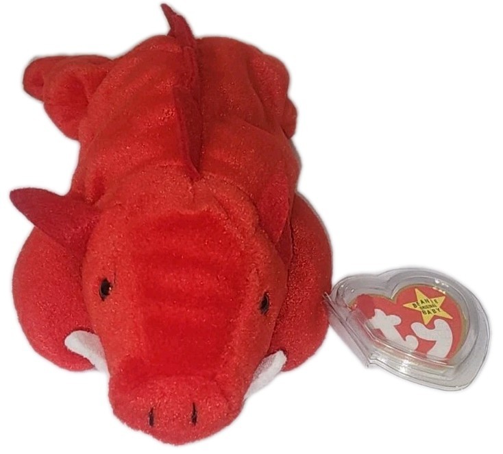 Ty Beanie Baby - GRUNT the Razorback (4th Gen Hang Tag) 9