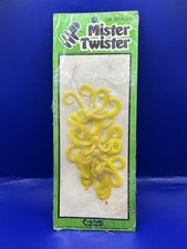 Vintage Mister Twister  The Orginal Curly Tails Yellow New In Package