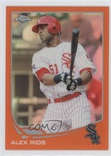 2013 Topps Chrome Retail Orange Refractor Alex Rios #144 0h3