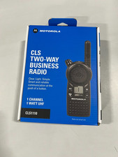 Motorola CLS1110 Two-Way Radio - Black