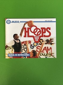 NES GAME HOOPS - PROBADO + GARANT&Iacute;A - RARO PAL-B EUROPEO - EN CAJA + MANUAL
