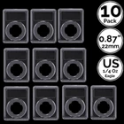 10 Pack 22 mm Ring Slab Coin Snap Holder For US 1/4 Oz Gold Eagle Buffalo Dollar