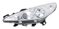 Scheinwerfer Links FüR Peugeot 207 + CC H1 H7 Projektor + LWR Stellmotor