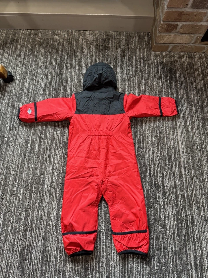 Traje de nieve Columbia intercambiable rojo/negro 3 en 1 talla 12-18 meses Foto 4 de 4