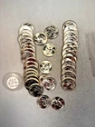 1960P WASHINGTON QUARTER 90% SILVER CH. BU BRILL UNC 40 COIN ROLL TYPE B REVERSE