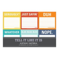 Knock Knock Tell It Like It Is Sticky Note Packet | Englisch (2016)
