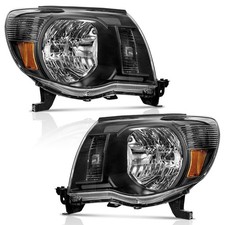 WEELMOTO Headlights Assembly Compatible with 2005-2011 Tacoma Headlights Asse...