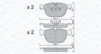 Bremsbelagsatz BremsklöTze Vorne FüR BMW X5 F15 F85 E70 X6 E71 E72 F16
