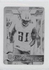 2015 Topps Chrome Mini Rookies Printing Plate Black 1/1 Tre McBride #196 0f8