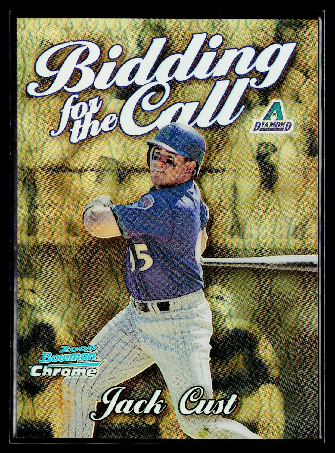 2000 Bowman Chrome #BC9 Jack Cust Bidding for the Call Refractors