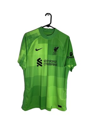 Liverpool A. BECKER 1 シャツ M 20/21 Liverpool A. Becker #1 2021/22 Large Home Goalkeeper Shirt Nike