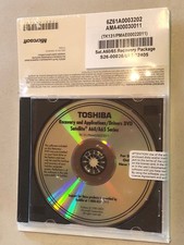 Toshiba Satellite A60 A65 Recovery Application DVD Windows XP Home NEW