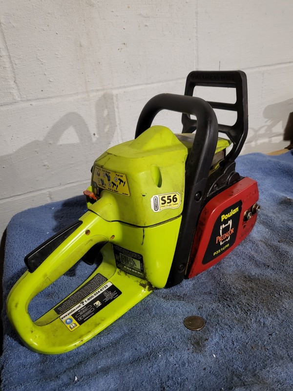 Poulan Predator P3516PR Chainsaw POWERHEAD Great Compression RUNS ON SPRAY GAS
