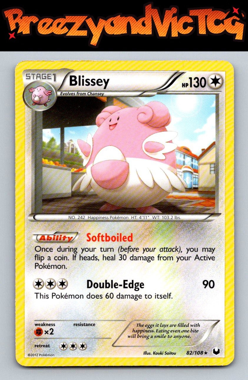 Blissey Holo 82/108 Dark Explorers Pokemon
