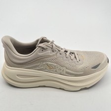 Hoka One One Bondi 9 Womens Size 9 Rock Gray Athletic Running Shoes Sneakers