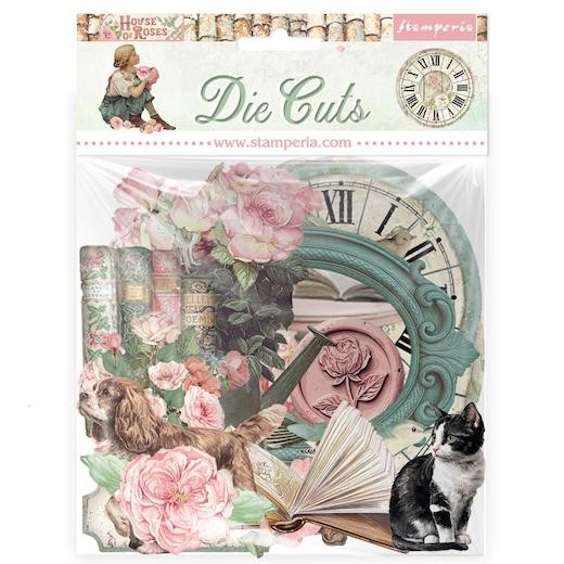 Stamperia Die Cuts 39pcs - House of Roses