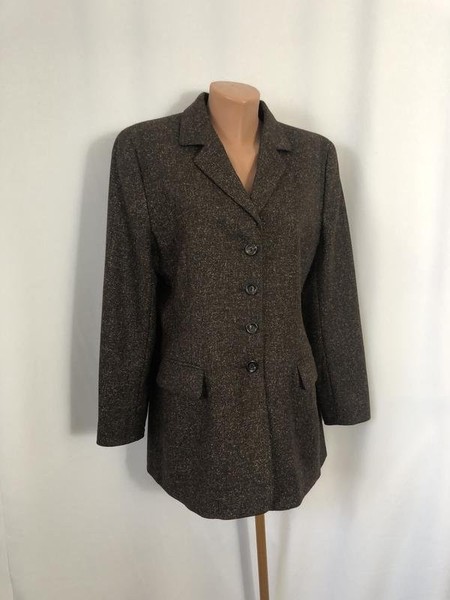 Women Bogner Blazer Brown Wool 42 / XL / 50