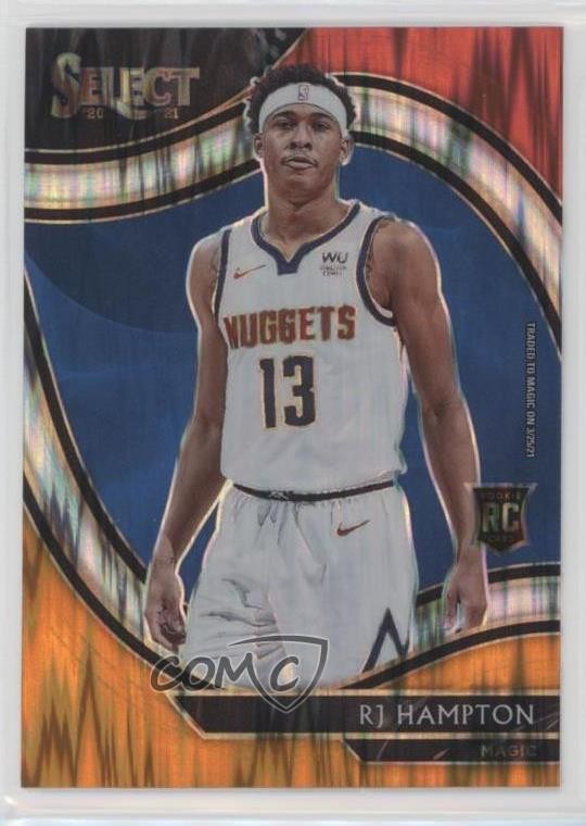 2020 Select Courtside Red White Orange Flash Prizm RJ Hampton #277 Rookie RC 8k4