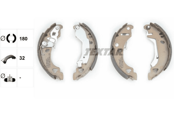 Bremsbackensatz Hinterachse FüR Fiat Lancia Brava Bravo I Punto Cabriolet Van-image