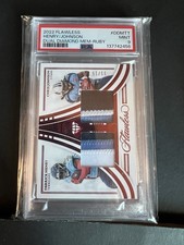 2022 Panini Flawless Dual Diamond Patch Derrick Henry Chris Johnson Ruby /15