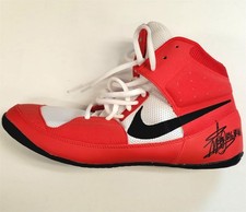 Junto Nakatani signed "Big Bang" Nike Boxing Shoe autograph (A) ~ Beckett BAS