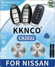 KKNCO Key Fob Battery Replacement 2 Pack
