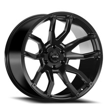 20x9 Torque Wheels Tw403c Impact Satin Black Wheel 6x135 -12mm