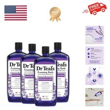 Foaming Bath with Pure Epsom Salt, Soothe  Sleep with Lavender, 34 fl oz Pac...
