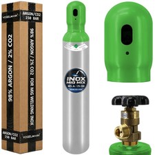 Vogelmann Gasflasche 8 Liter ARGON (98%) + CO2 (2%) Schutzgas Schwei&szlig;gas MIG