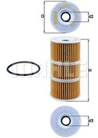 Mahle ÖLfilter Fiat MERCEDES-BENZ Passend FüR Nissan Opel Renault