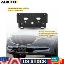 Fit For 2017 To 2021 Mazda Cx-5 Front License Plate Bracket Mounting Black