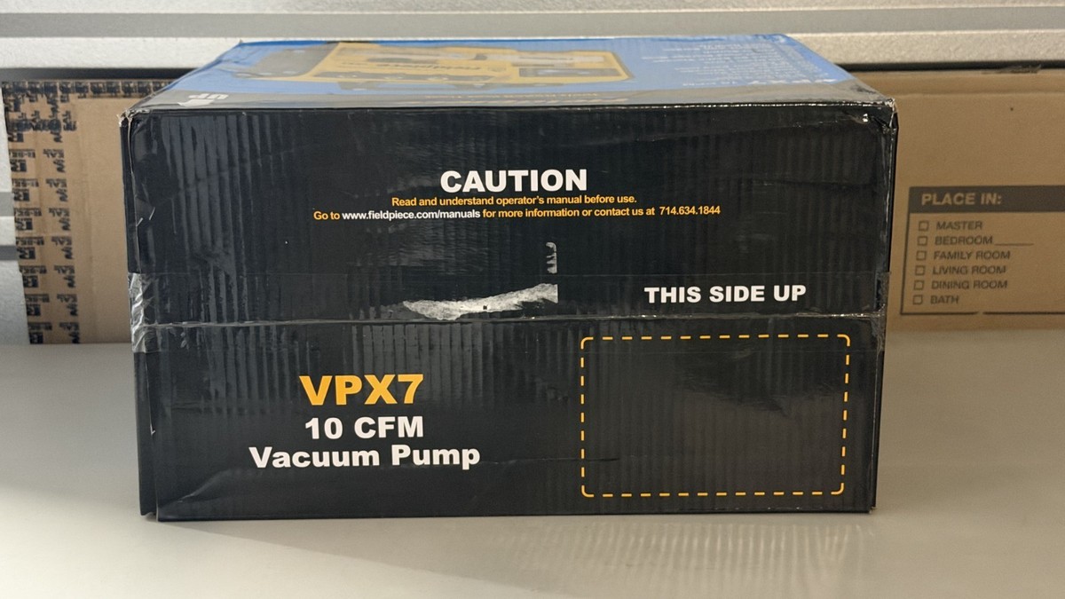Fieldpiece VPX7 Evacuation/Vacuum Pump - Yellow for sale online | eBay